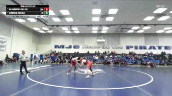 174 lbs Cons. Semi - Conor Boyle, Lassen College vs Munther Saleh, Sacramento City College