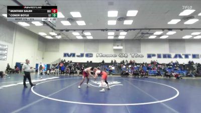 174 lbs Cons. Semi - Conor Boyle, Lassen College vs Munther Saleh, Sacramento City College