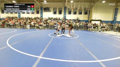 138 lbs Quarterfinal - Johnnay Yarns, Putnam vs Asher Polanco, Methuen