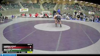 140 lbs Round 3 (4 Team) - Andrew Stout, North Valley vs Brayden Greenwald, Warrenton