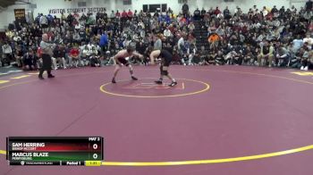 138 lbs Semifinal - Marcus Blaze, Perrysburg vs Sam Herring, Bishop McCort