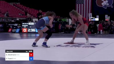55 kg Cons 4 - Gabrielle Skidmore, Minnesota Gold / Storm vs Virginia Foard, New York Athletic Club