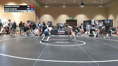 120 lbs Cons. Rd Of 16 - Brandon Wunder, Headhunters Wrestling Club vs David Vazquez, Bitetto Trained Wrestling Club