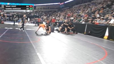 190 lbs Consi Of 4 - Brady Wight, Vacaville (SJ) vs Gabriel Barragan, Esperanza (SS)