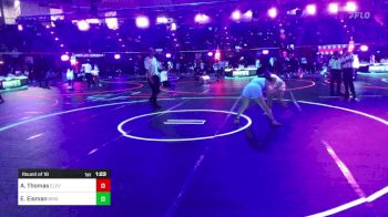 136 lbs Round Of 16 - Alyssa Thomas, Elevate Wrestling Academy vs Emilie Eisman, Brighton WC