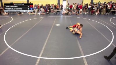 190 lbs Cons. Round 4 - Joseph Monge, IA vs Ryder Zdanczewicz, WI