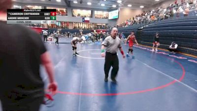 144 lbs Cons. Semi - Cameron Crittenden, Conroe Caney Creek vs Andre Mercier, Klein