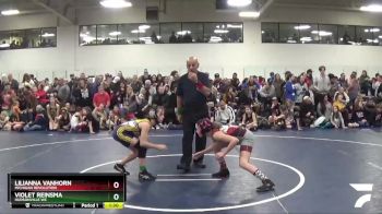 96 lbs Champ. Round 1 - Lilianna VanHorn, Michigan Revolution vs Violet Reinsma, Hudsonville WC