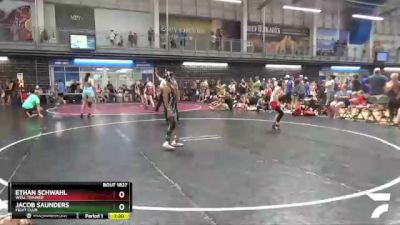 85 lbs Semifinal - Jacob Saunders, Fight Club vs Ethan Schwahl, Well Trained