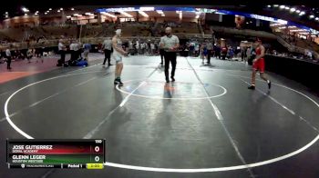 150 lbs Champ. Round 2 - Jose Gutierrez, Doral Academy vs Glenn Leger, Houston Westside