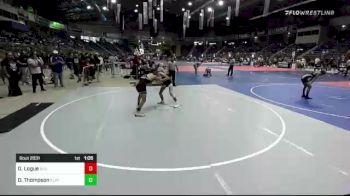 116 lbs Quarterfinal - Dylan Logue, GI Grappler vs Diesel Thompson, Flathead Valley WC