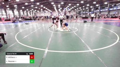 120 lbs Consi Of 16 #1 - Parker Withers, VA vs Leo Pezone, PA