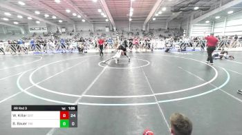 100 lbs Rr Rnd 3 - Weston Killar, Grit Mat Club Blue vs Braxtyn Bauer, The Fort Hammers