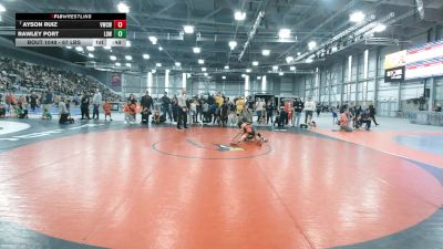 67 lbs Champ. Rd Of 32 - Ayson Ruiz, Victory Wrestling-Central WA vs Rawley Port, Lions Den Wrestling