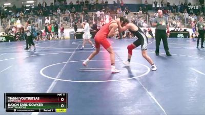 155 lbs Cons. Round 2 - Daxon Earl-Dowker, Olivet Folkstyle vs Yianni Voutiritsas, Unattached