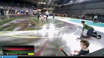 86 lbs Quarterfinal - Lyric Saldana, Tri-Town Bullyz Wrestling vs Jayden Renard, Sua Sponte Wrestling Club