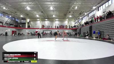 197 lbs Champ. Round 2 - Ryan Hirschkorn, Northern State vs Peyton Lemon, Ashland