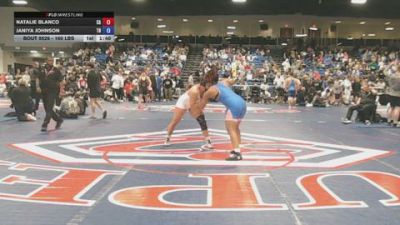 160 lbs Quarterfinal - Natalie Blanco, CA vs Janiya Johnson, TN