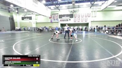 138 lbs Cons. Round 2 - Arman Gukasov, GRANADA HILLS vs Santor Galang, CARSON