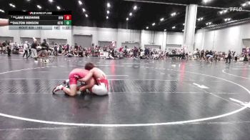 160 lbs Semifinal - **Dalton Hinson, KC Elite Training Center vs **Lane Redwine, Heritage Youth Wrestling