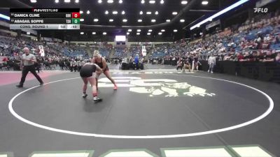 190 lbs Cons. Round 1 - Abagail Soppe, Topeka-Seaman Hs vs Danica Cline, Great Bend Hs