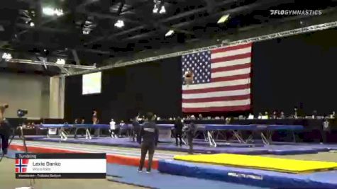 Lexie Danko - Tumbling, World Elite - 2021 USA Gymnastics Championships