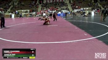 132 lbs Semifinal - Sandlin Pike, Benjamin Russell vs Bobby Chamorro, Homewood Hs