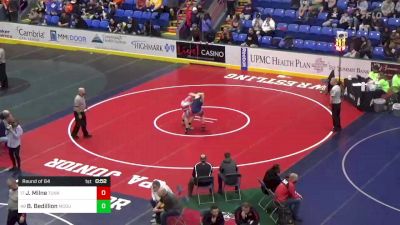 192 lbs Round Of 64 - Jordan Milne, Tunkhannock vs Brayden Bedillion, McGuffey