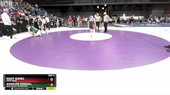 130 lbs Semifinal - Daizy Gomez, Great Bend vs Karoline Kendall, Blue Valley Southwest