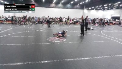 48 lbs Round 4 (8 Team) - Clara Corey, Team Gotcha vs Landon Scott, Level Up Wrestling