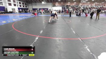 157 lbs Cons. Round 2 - Hayden Santora, Reinhardt University (GA) vs Cade Braun, Northwestern (Iowa)