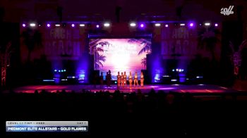 Piedmont Elite Allstars - Gold Flames [2026 L1.1 Tiny - PREP Day 1] 2026 ACDA Reach the Beach All Star Grand Nationals - DII