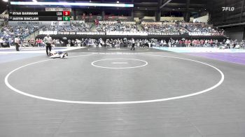 132 lbs Cons. Round 1 - Ryan Barmann, Lenexa-St. James Academy vs Jastin Sinclair, Spring Hill HS