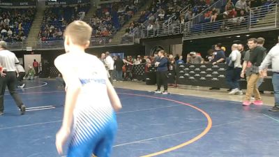 82 lbs Consy Pigtails - Nathan Bunda, Northampton vs Grant Cesario, Wattsburg