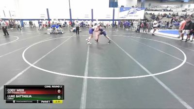 174 lbs Cons. Round 2 - Luke Battaglia, Loras vs Cody Weix, UW-Stevens Point