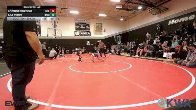 58 lbs Consolation - Charles Nesvold, Seneca Youth Wrestling Club vs Asa Perry, Wyandotte Youth Wrestling