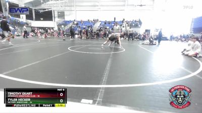 115 lbs Semis (4 Team) - Timothy Ekart, OpenMats Wrestling Club vs Tyler Hecker, Victory Wrestling