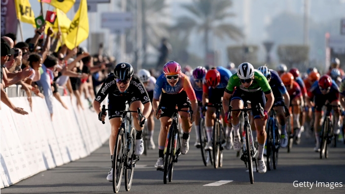 Sprint finish women's 2023 UAE Tour Women