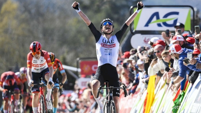 Tadej Pogacar wins the 2023 Flèche Wallonne
