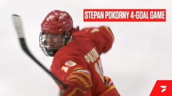 Stepan Pokorny (Ferris State) 4-Goal Game
