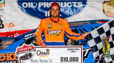 Lucas Oil Late Model Dirt Series Tuesday Results From Ocala Speedway