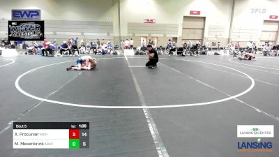 97 lbs Rr Rnd 2 - Asher Procunier, Michigan Premier WC - (A) vs Mack Mesenbrink, Askren Wrestling Academy - (C)