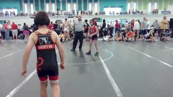 78 lbs Round 3 (8 Team) - Jasmine Weiner, U2 Upstate Uprising Gold vs Jackson Griffin, Florida Scorpions Black