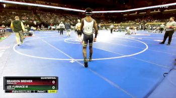 120 Class 1 lbs Quarterfinal - Brandon Brewer, Versailles vs Lee Furnace III, Principia