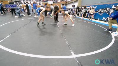 84-88 lbs Semifinal - Brooks Bayouth, Saints Youth Wrestling Club vs Blake Ramirez, Bridge Creek Youth Wrestling