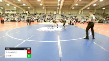 132 lbs Consi Of 16 #2 - Kori Campbell, GA vs Carlee Roth, WY