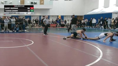 157 lbs Champ. Round 2 - Justin Lowery, Loudon County vs Harry Asatrian, Paramus Catholic