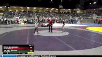 106 lbs Finals (8 Team) - River Sandstrom, 4A Philomath vs Michael Rasdal, 4A Mazama