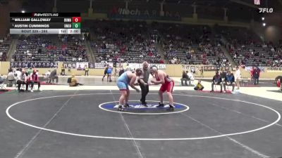 285 lbs Champ. Round 2 - Austin Cummings, Union County vs William Galloway, Dupont Manual