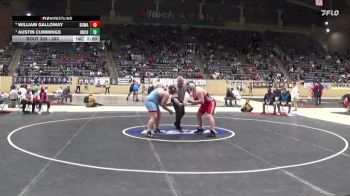 285 lbs Champ. Round 2 - Austin Cummings, Union County vs William Galloway, Dupont Manual